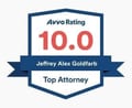 Avvo Rating 10.0 Superb — Jeffrey Alex Goldfarb